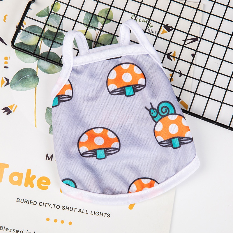 Bộ Đồ Thời Trang Mùa Hè Xinh Xắn Dành Cho Thú Cưng