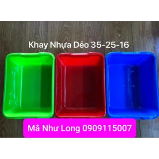 Khay nhựa đa năng kt 35x25x16