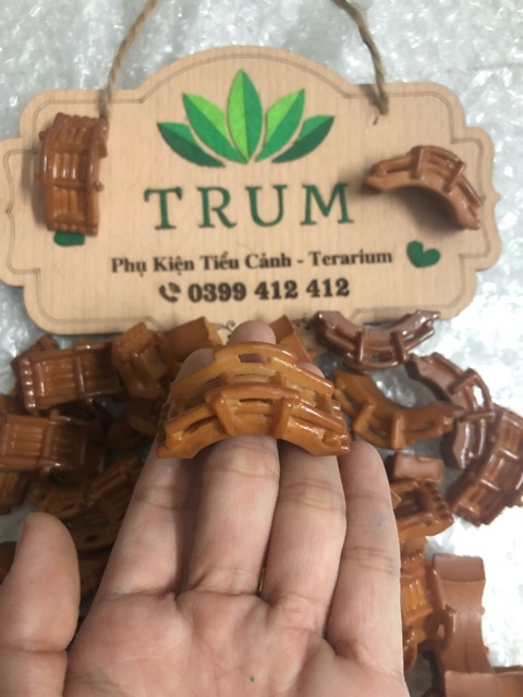 Cầu Tre Phụ Kiện Làm Tiểu Cảnh Sen Đá / Thuỷ Sinh