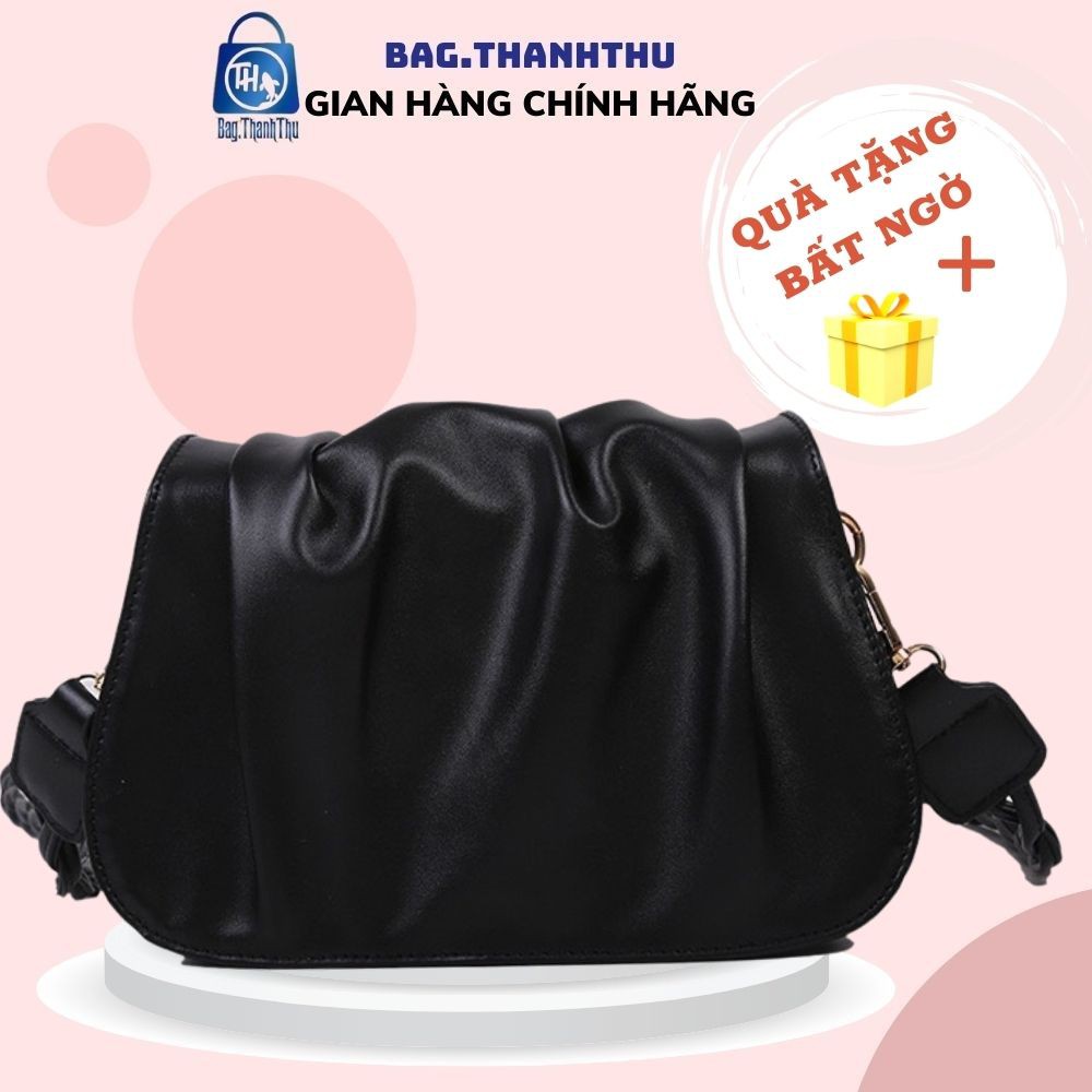 Túi kẹp nách Bag.Thanhthu túi xách đeo chéo nữ thời trang da gấp 3 ngăn 526