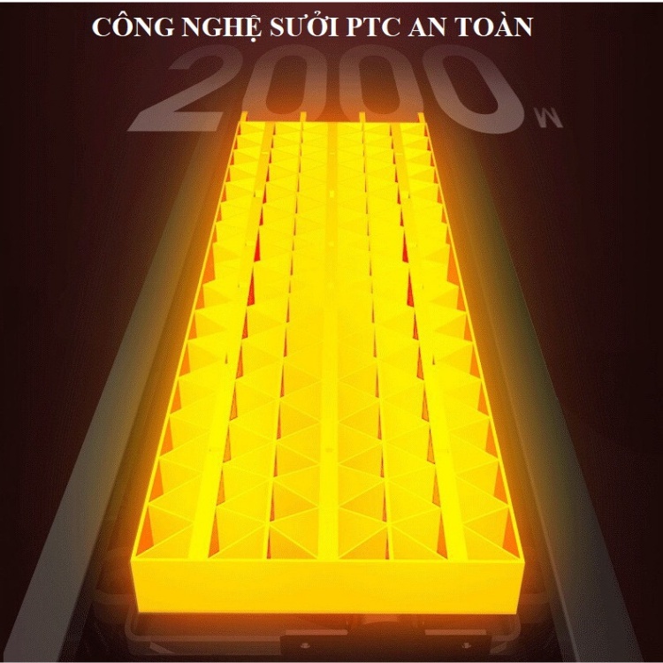 Máy sưởi gốm Camel - Dáng đứng cao cấp - Ấm áp - An toàn - Hàng Chính Hãng
