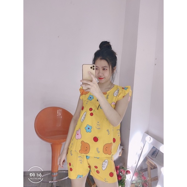❤️FREE SHIP❤️ ĐỘ bộ mặc nhà đùi[ảnh +video thật]
