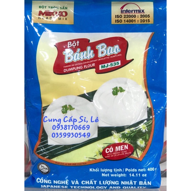 Bột bánh bao có men 400gr MIKKO HƯƠNG XƯA
