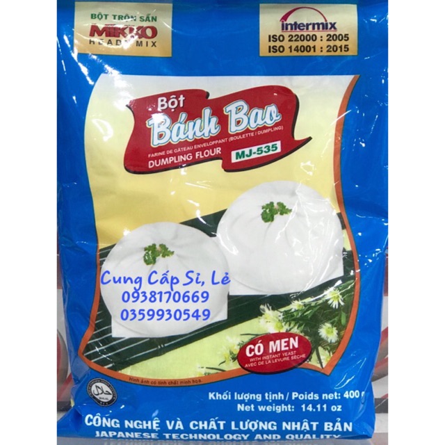 Bột bánh bao có men 400gr MIKKO HƯƠNG XƯA