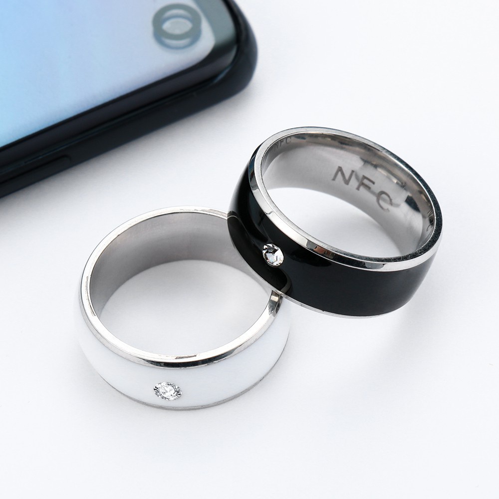 💜LAYOR💜 Fashion Wearable Connect Waterproof Intelligent NFC Finger Ring NEW Android Phone Equipment Technology Multifunctional Smart/Multicolor