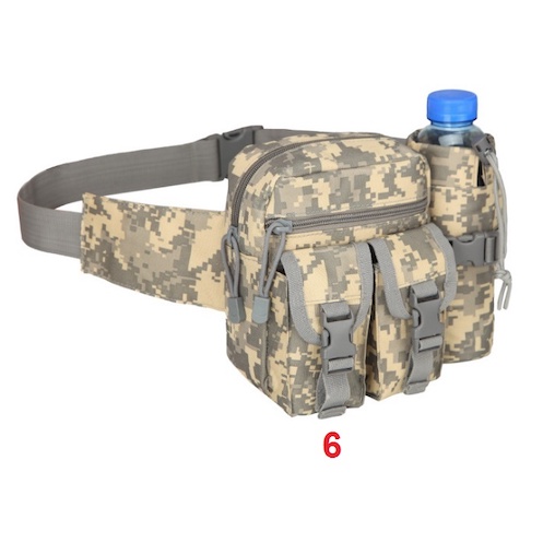 Túi PUBG đeo hông có bình nước tháo rời  19x16x9cm