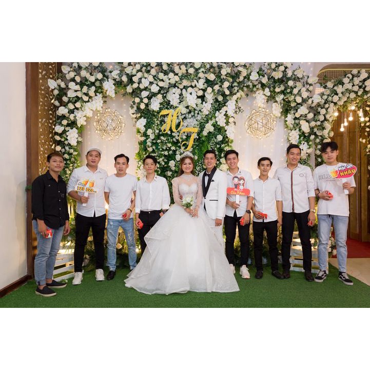 Bảng chụp hình cầm tay _ Hashtag chụp hình đám cưới, đám hỏi, sinh nhật, khai trương, thương hiệu Hafu House M301-350