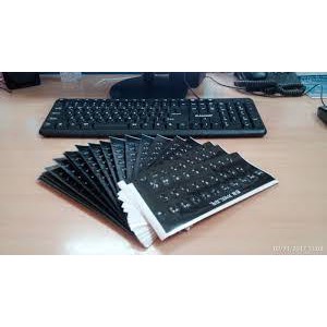 90PC STORE - Korean Keyboard Stickers - Miếng dán bàn phím tiếng Hàn | HANG MAI HOANG | BH 06 THÁNG