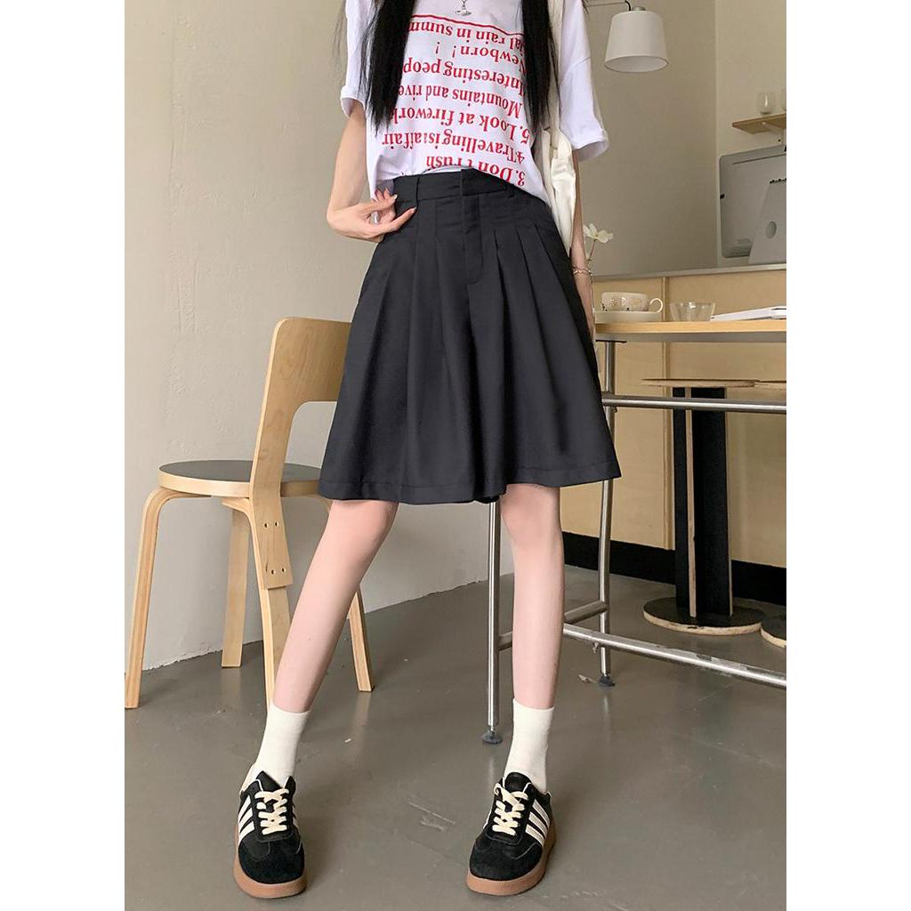 Quần Culottes Ống Rộng Xếp Ly Phong Cách Mới Mùa Hè 63920