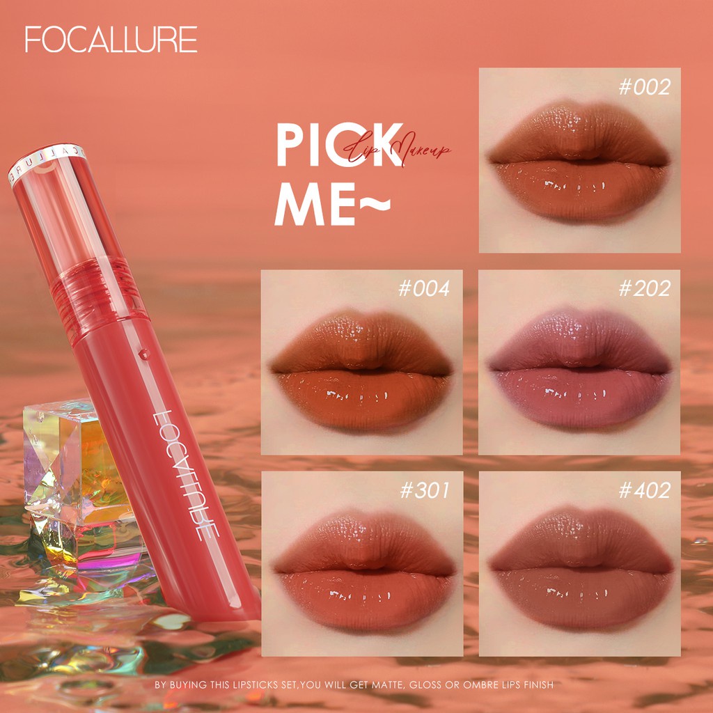 [Hàng mới về] Son môi Focallure mềm mịn chống nước không bết dính tiện dụng