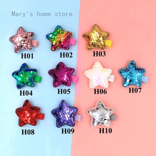 1 Kẹp Tóc Hình Ngôi Sao Năm Cánh Lấp Lánh Cho Bé