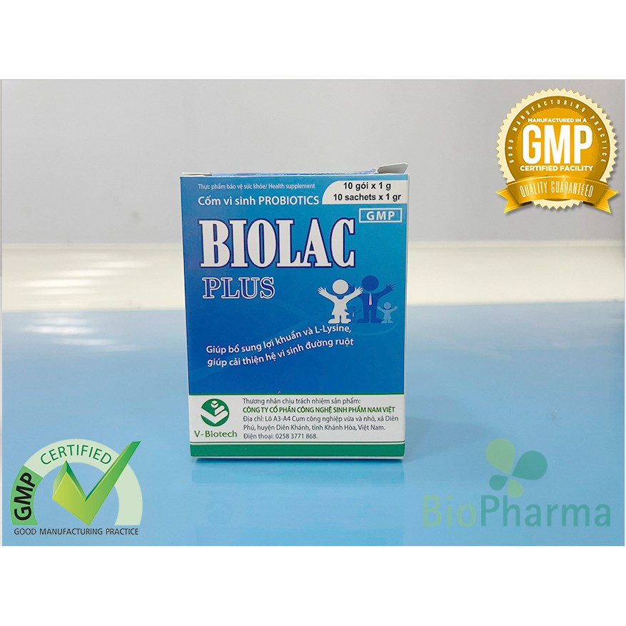 Cốm vi sinh bổ sung men Biolac Plus bổ sung lợi khuẩn