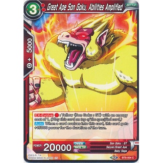 Thẻ bài Dragonball - TCG - Great Ape Son Goku, Abilities Amplified / BT8-004'