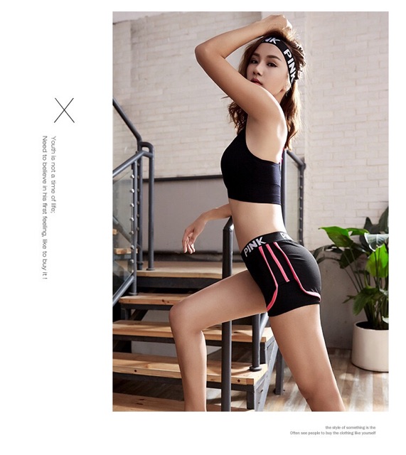 Quần Tập Thể Thao, Quần Ngắn Tập Yoga Fitness Gym Cho Nữ 323