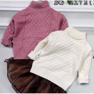 Áo len cổ lọ cho bé 1-5 tuổi