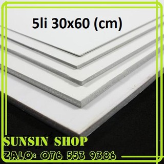 (Siêu Siêu RẺ) Bìa mô hình - 5mm 30x60 60x60 (Bìa làm handmade, Formex 5li , Fomex 5ly, Fomic)