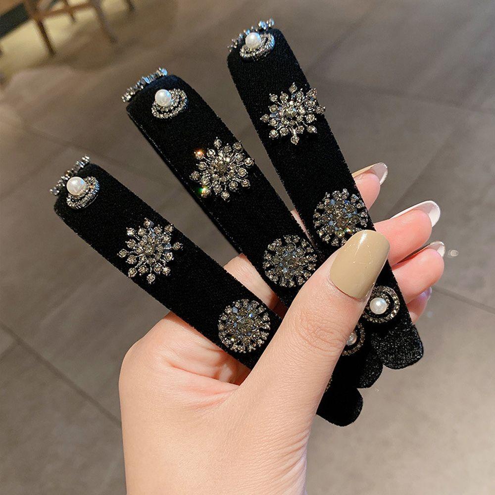 Băng Đô Nữ VANES1 Thời Trang Sang Trọng Màu Đen Cổ Điển|Băng Đô Cài Tóc Thiết Kế Ngọt Ngào Thời Trang