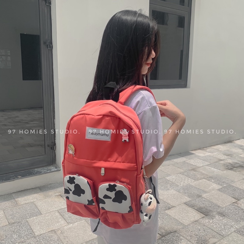 Balo ulzzang chống nước, thời trang nữ đi học, đi chơi ,dễ thương cute ,trẻ trung phong cách Hàn Quốc