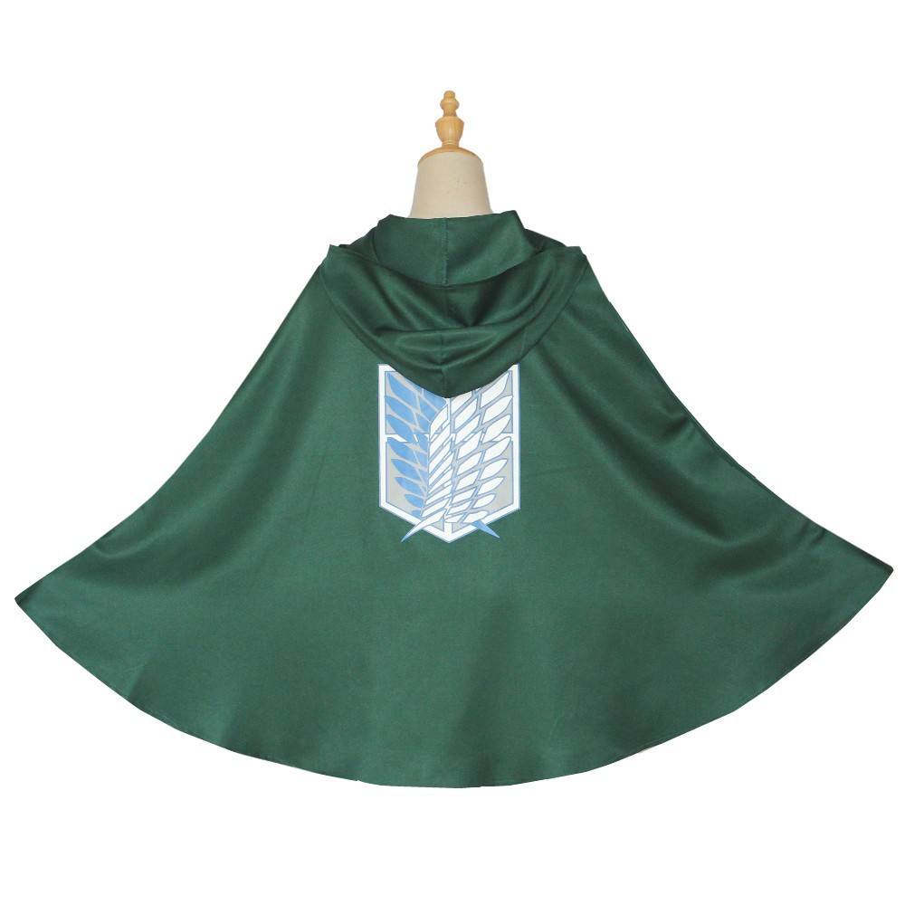 Áo choàng Cosplay hóa trang đội trinh sát Anime Attack on Titan - chống nắng nóng mùa hè