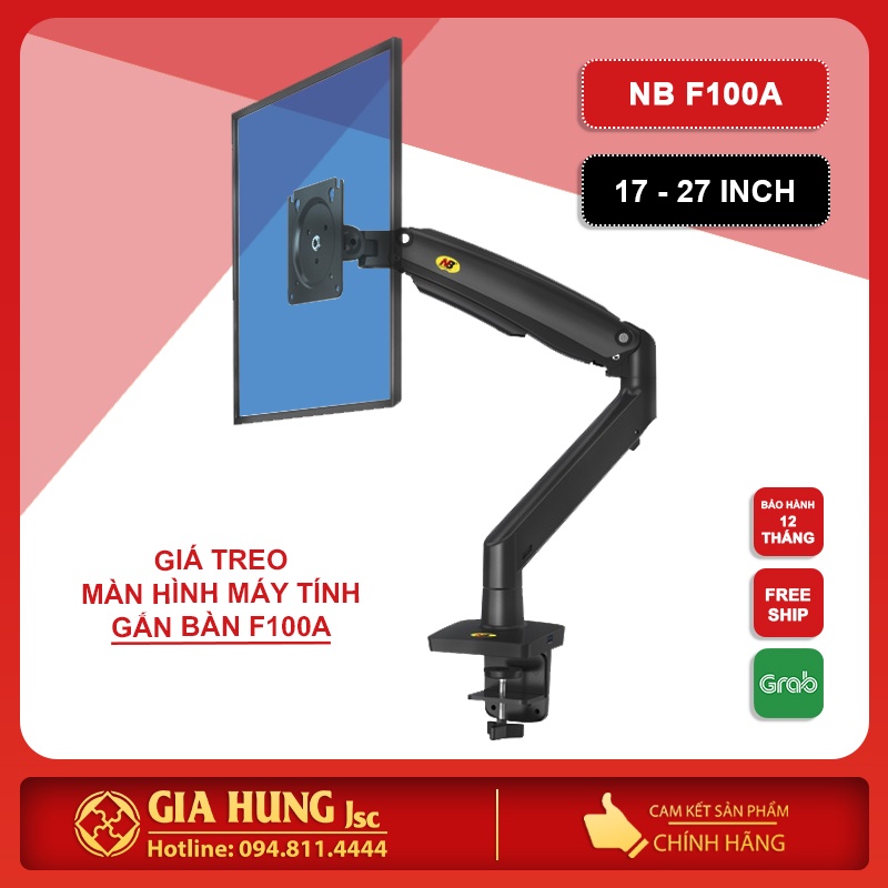 Giá Treo Màn Hình Máy Tính NB F100A (22-35 inch) arm mornitor F100