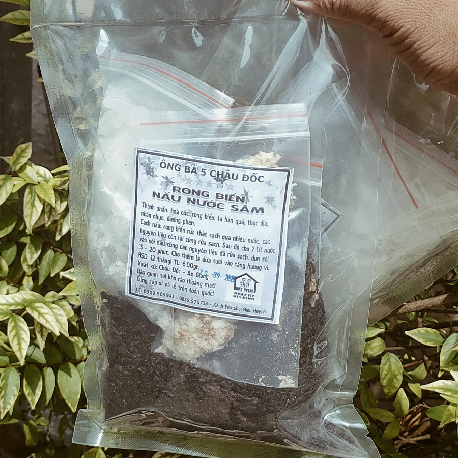 Sét Rong Biển Nấu Nước Sâm Bông Cúc Đủ 6 Vị Dễ Làm Thơm Ngon Gói 600gr