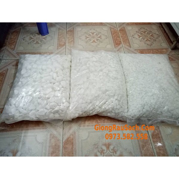 Sỏi Trắng Trang Trí Cây Cảnh Sân Vườn Bể Cá Cảnh (1kg)