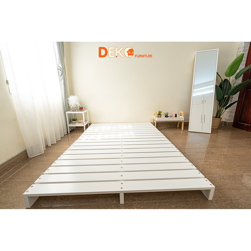 Giường ngủ pallet DEKO FURNITURE gỗ thông cao cấp 1M6x2M