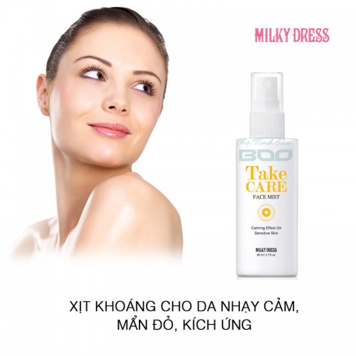 XỊT KHOÁNG CHO DA NHẠY CẢM, MẨN ĐỎ, KÍCH ỨNG MILKY DRESS (BODY)