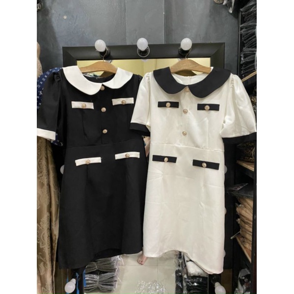 Đầm Cổ Sen "Bigsize" Phối Túi Chất Cotton Cao Cấp