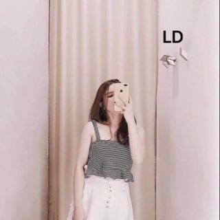 Áo 2 dây kẻ ngang chât thun mịn