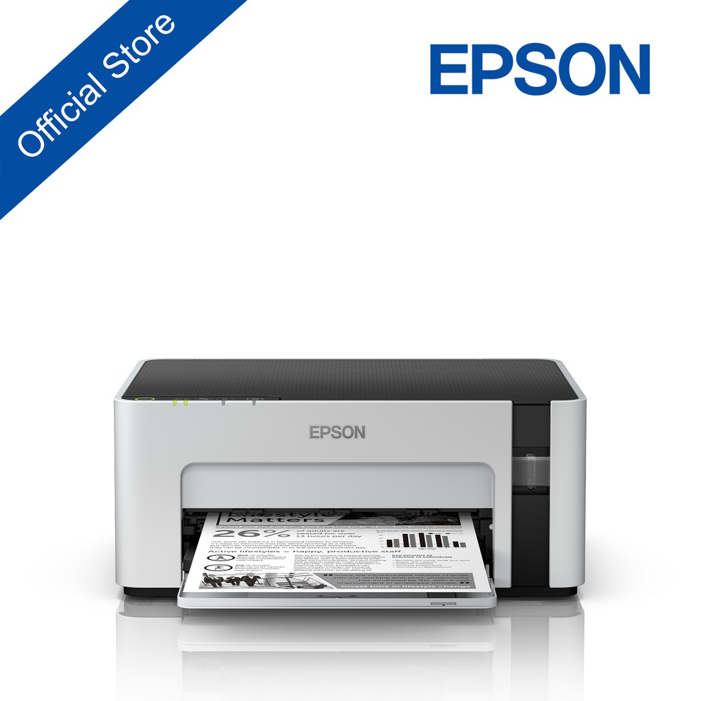 Máy in trắng đen đơn năng khổ A4 Epson EcoTank M1120