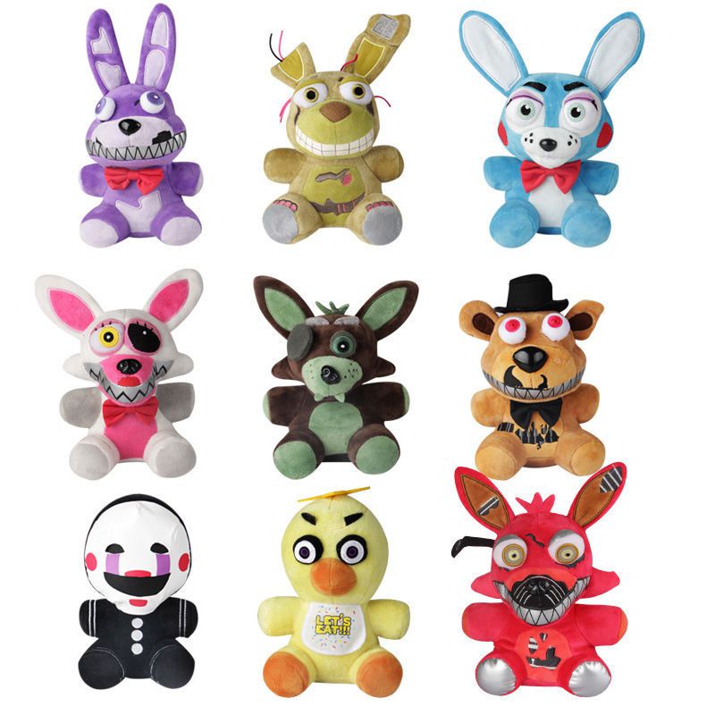 Đồ chơi nhồi bông mềm hình chú cáo trong Five Nights at Freddy's