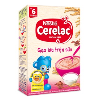 [TẶNG CHÉN ĂN DẶM KHI MUA 5 HỘP] Bột ăn dặm CERELAC NESTLE - 200g