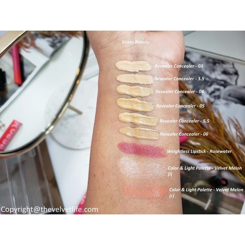 [ Sample 4 Ô ] Kem che khuyết điểm Kosas Revealer Concealer Super Creamy + Brightening