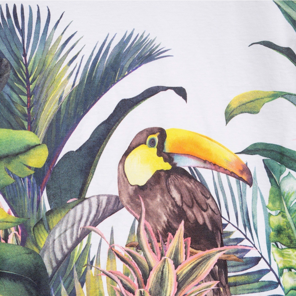 ÁO PHÔNG TRẺ EM GIA ĐÌNH ĐI BIỂN HỌA TIẾT NHIỆT ĐỚI