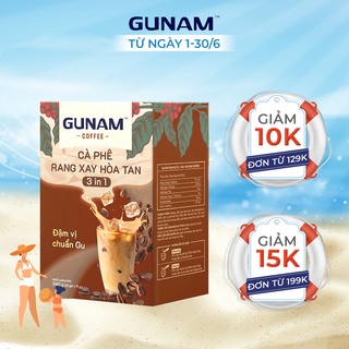 Hộp Café rang xay hòa tan 3in1 GUNAM