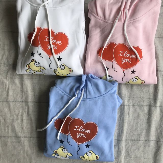 ÁO KHOÁC NỈ HOODIE THỜI TRANG NỮ CHUI ĐẦU TRÁI TIM DỄ THƯƠNG | BigBuy360 - bigbuy360.vn