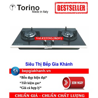 Bếp gas âm kính Valentino 2B(SV)