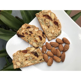 Biscotti ăn kiêng, nguyên cám, siêu hạt, gói 200g 500g