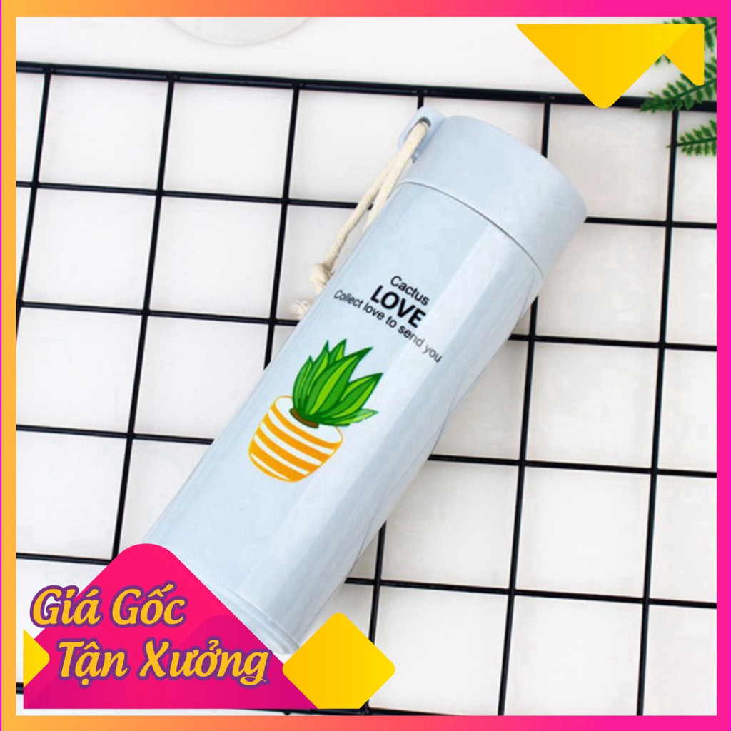 @ FREESHIP Bình đựng nước lõi thủy tinh họa tiết xương rồng dễ thương dung tích 400ml (BXR10) GIÁ TỐT CHỈ CÓ Ở TIỆN ÍCH 