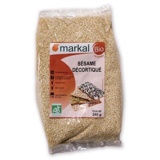 Hạt mè trắng tách vỏ hữu cơ Markal 100g
