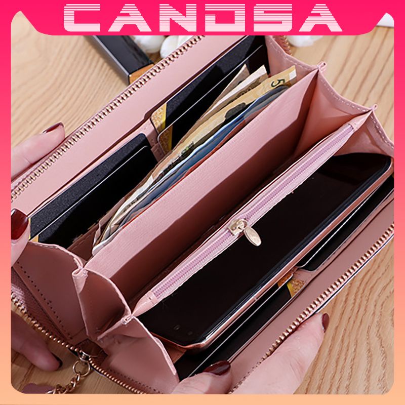 Ví nữ cầm tay đẹp giá rẻ thời trang cao cấp nhiều ngăn đựng tiền DA16