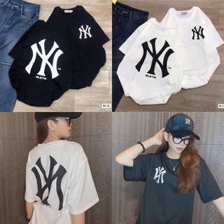 Áo Thun UNISEX Nam Nữ NY Tay Lửng From Rộng Giá Rẻ