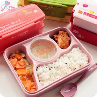 Hộp cơm nhiều ngăn bằng nhựa dùng cho lò vi sóng