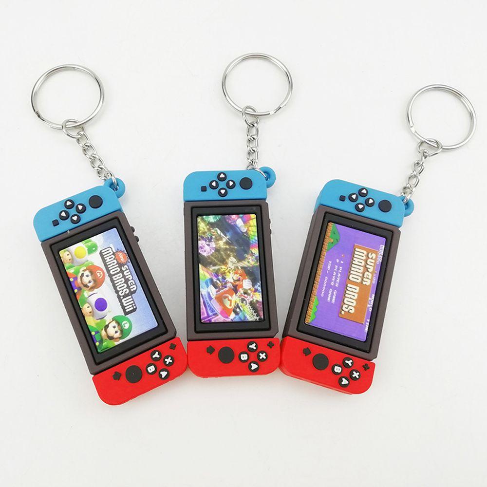 LILYES Móc Khóa Xe Hơi Hình Super Mario Dễ Thương