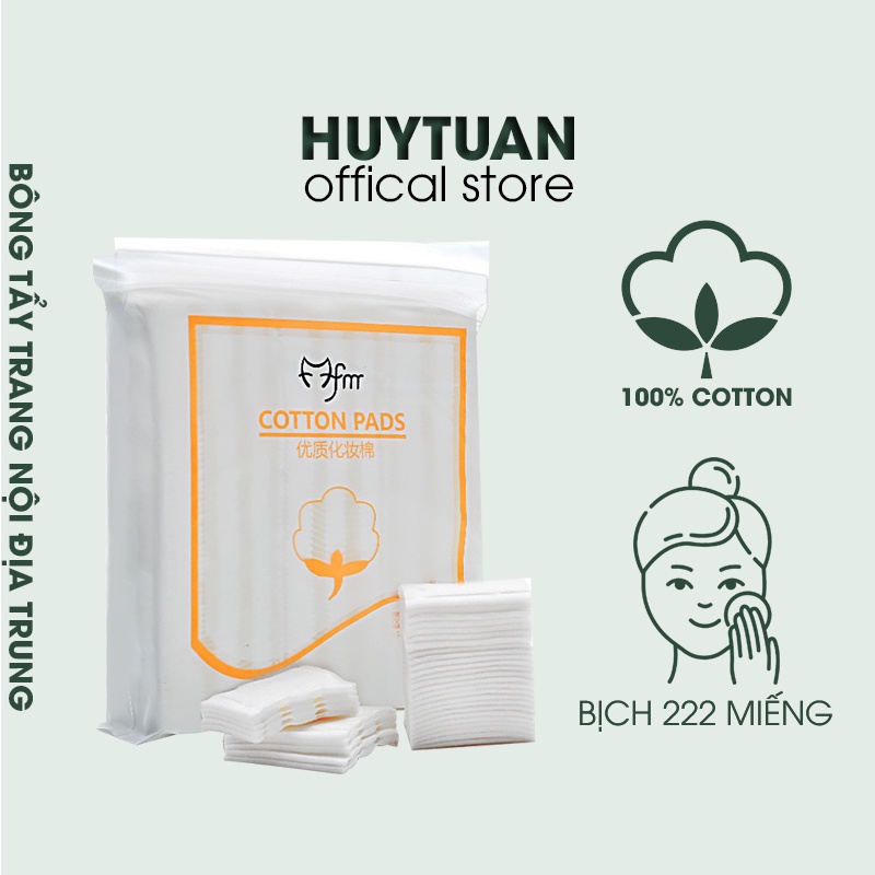 Bông Tẩy Trang 222 Miếng Cotton Pads Nội Địa Trung (B222)