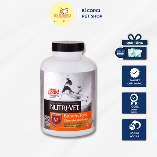(BÁN LẺ 1 VIÊN)  DƯỠNG , BỔ LÔNG VÀ DA CHO CHÓ NUTRIVET Brewers Yeast