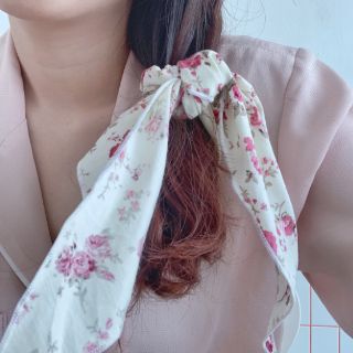 Cột tóc Triangle turban hoa/ Bandana