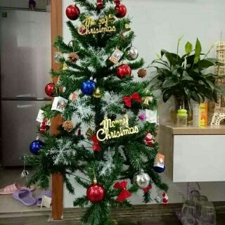 Cây thông noen đầy đủ phụ kiện
