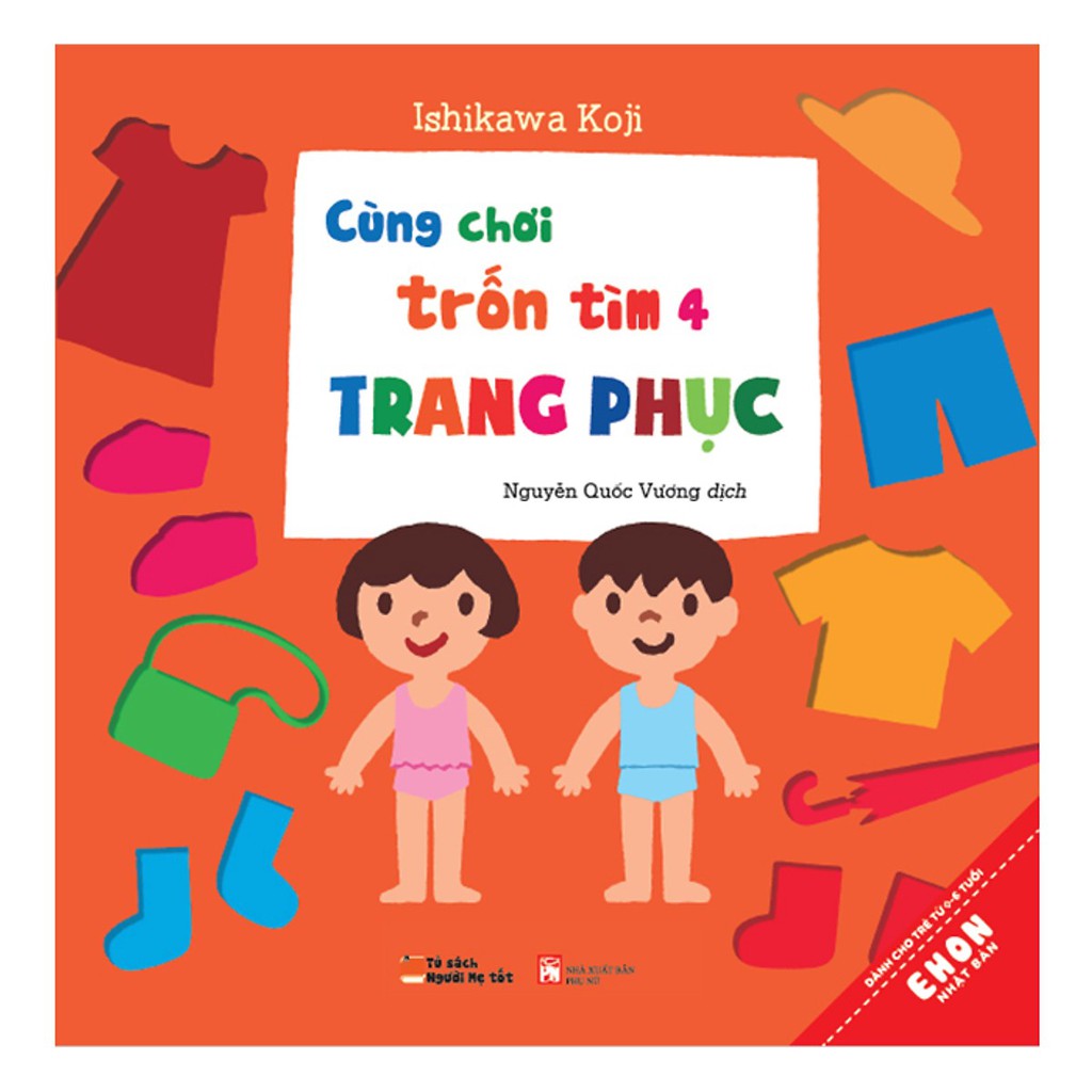 Sách Ehon Cùng chơi trốn tìm 4: Trang phục